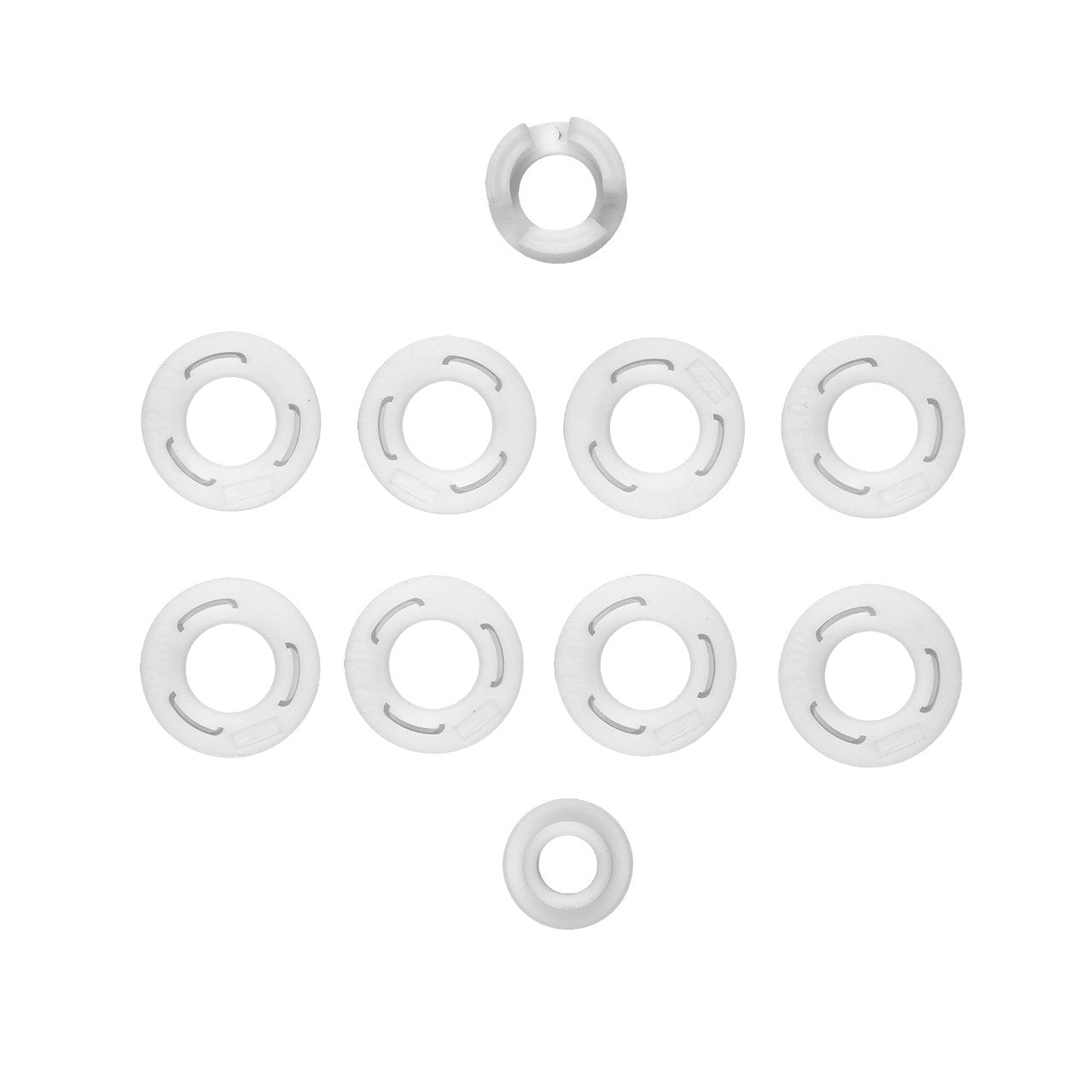 Team Associated RC28R FT Sidewall Flange Set, White