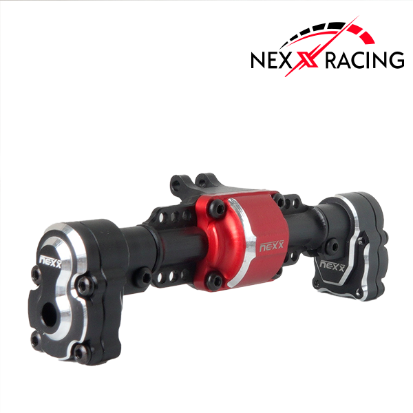 NX-360-BL REAR HOUSING ALU 7075 T6 FOR FMS FCX24 ( MAX SMASHER AND POWER WAGON)