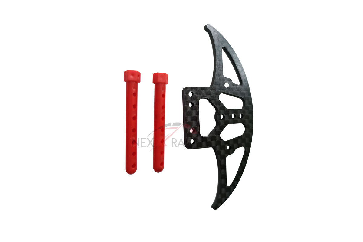 NX-018 Nexx Racing Mini-Z Lexan GT Car Body Carbon Front Bumper