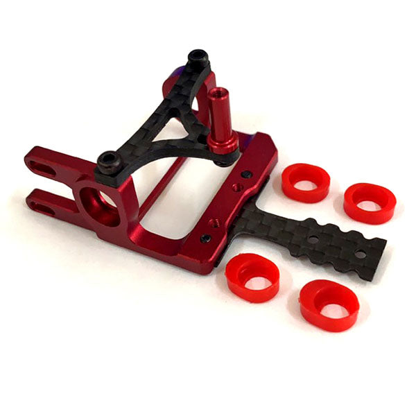 NX-065 NEXX Racing Precision CNC 7075 Round Motor Mount for 90-94mm RM (RED)