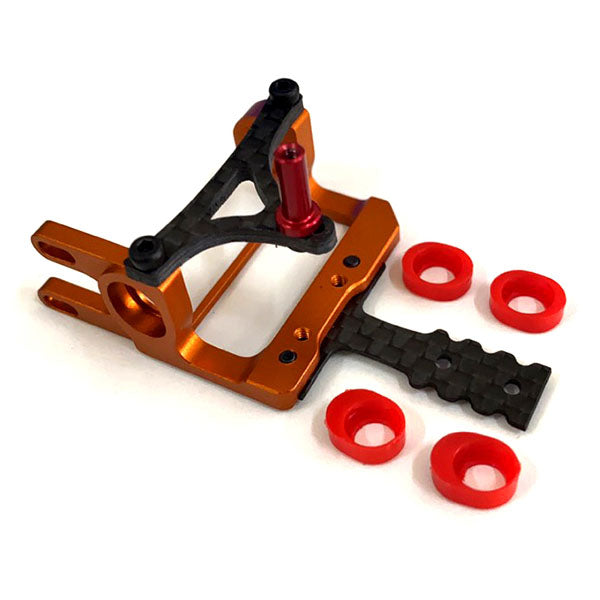 NX-066 NEXX Racing Precision CNC 7075 Round Motor Mount for 90-94mm RM (ORANGE)