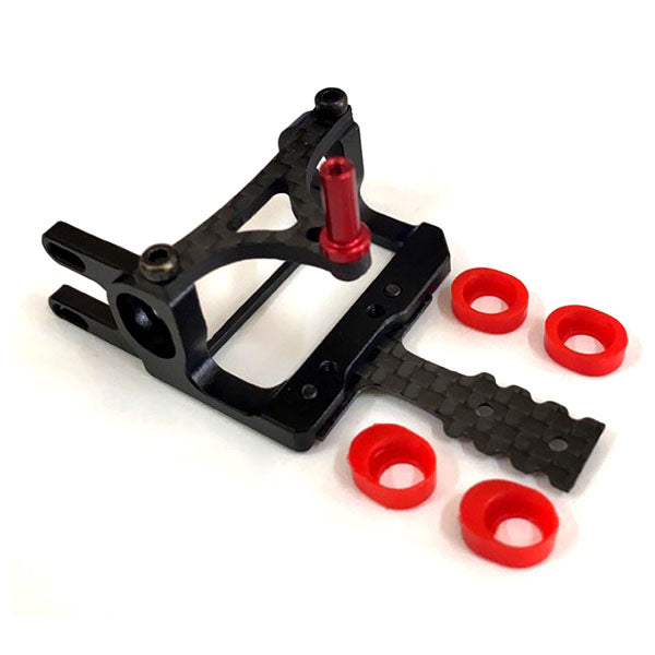 NX-068 NEXX Racing Precision CNC 7075 Round Motor Mount for 90-94mm RM (BLACK)