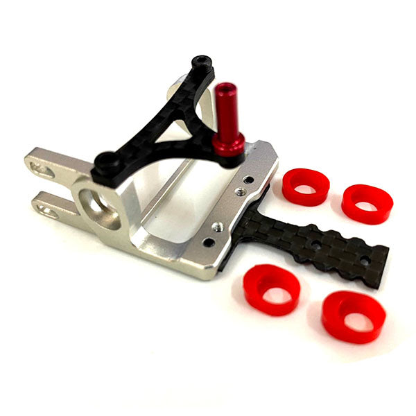 NX-102 NEXX Racing Precision CNC 7075 Round Motor Mount for 90-94mm RM (SILVER)