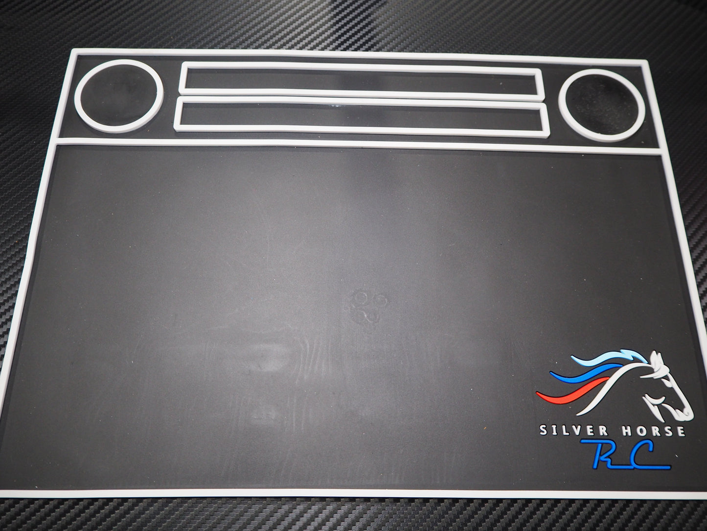 Silver Horse RC Pit Mat V2! Includes nesting high heat solder mat!