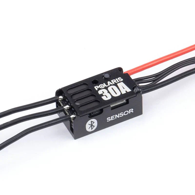 OMG Polaris 30A Sensored Brushless Electronic Speed Controller w/ Bluetooth ESC (1-28) (Black)