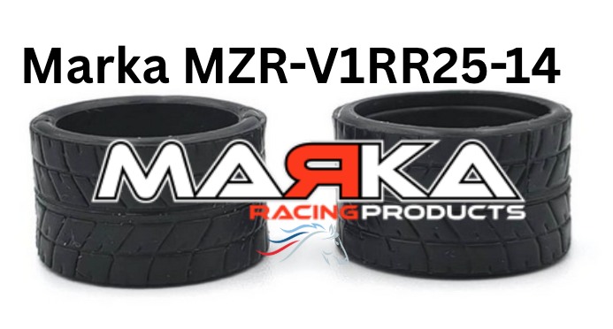 MZR-V1RR 05,10,15,20,25 14mm Rear Tire Marka V1 Mini-Z RCP Rubber Rear Radial Tire