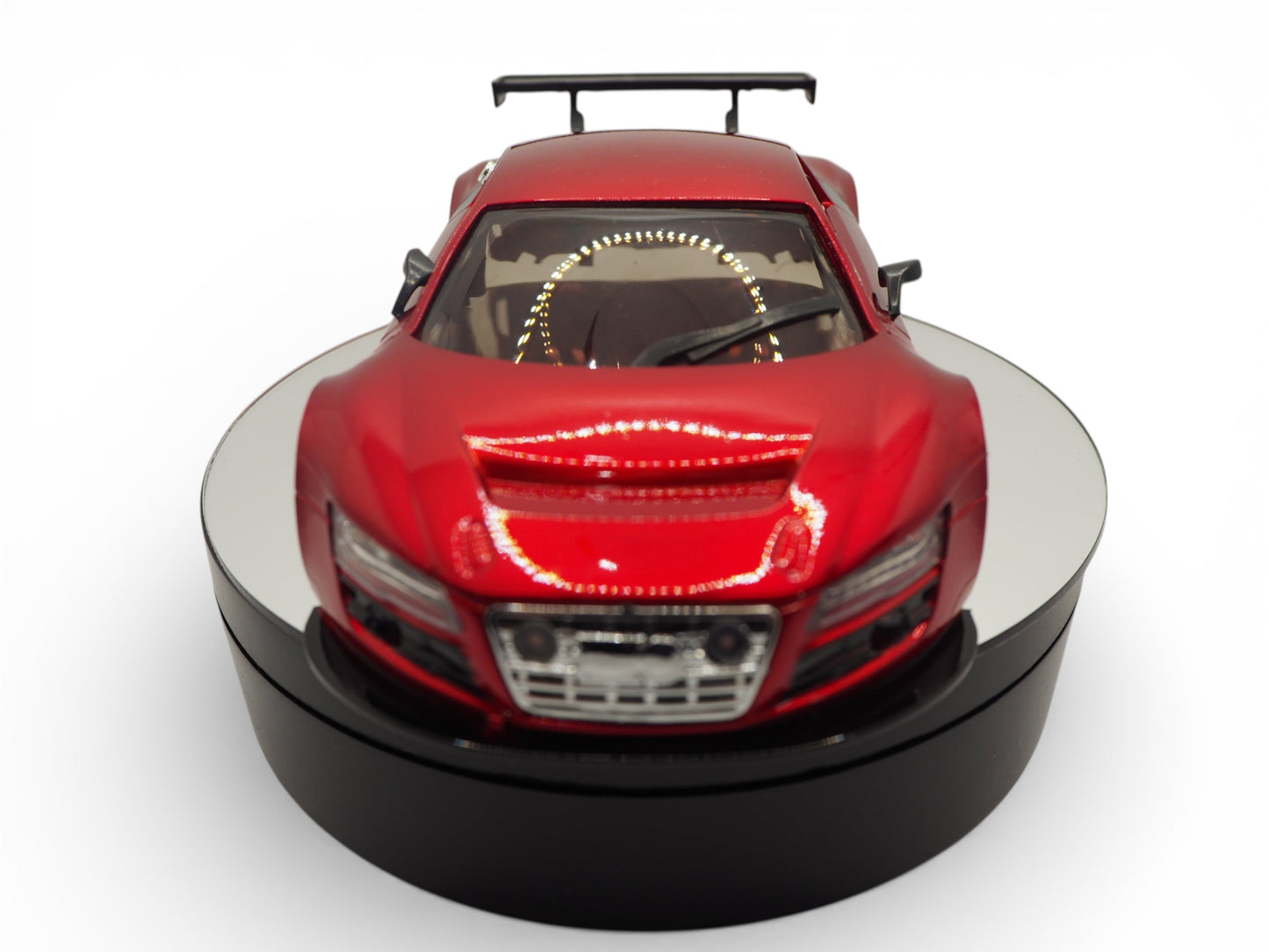 Silver Hose RC Mini-Z Audi R8 98mm body - Mustafar Red