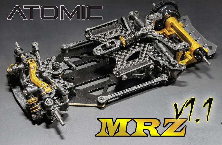 Atomic Racing MRZV11-02-M CENTER DAMPER SPRING, MEDIUM (SILVER)