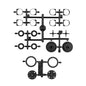 Team Associated TC28 Differential Case And Height Insert Set