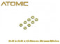 Atomic Racing 2.0x3.8x0.7mm Brass Shim (8pcs)