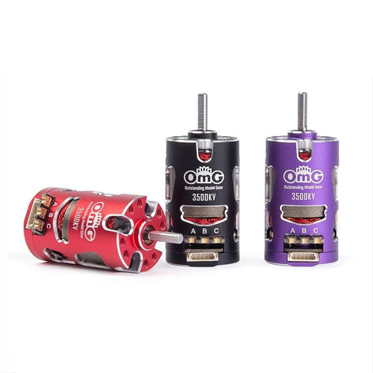 OMG AURORA S2 Sensored Brushless Motor 3500KV (Black)