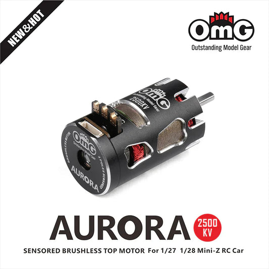 OMG AURORA S2 Sensored Brushless Motor 2500kv (Red)