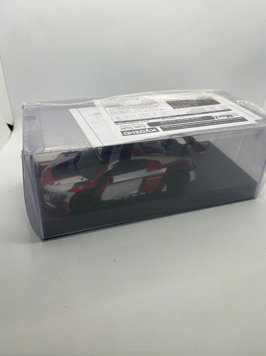 Kyosho Mini-z Body ASC AUDI R8 LMS 2016 "Gray/Red" MZP234RGB (Displayed never Raced)