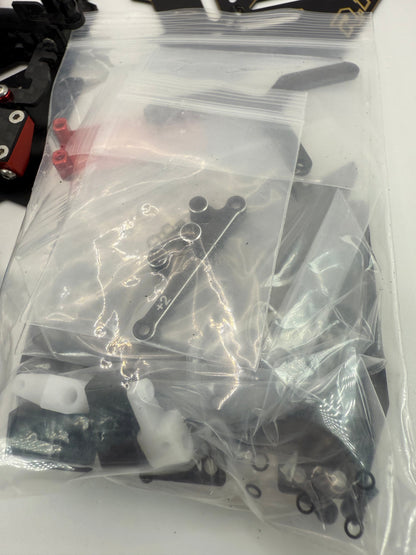 Price Drop! MWX 102mm pre owned chassis V1 with all upgrade parts for V2 conversion, brass chassis