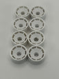 Reflex wheel lot - 8.5mm white +1 offset (4 pairs)