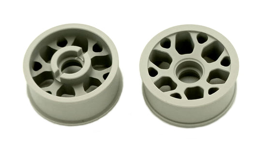 Marka Racing 1:28 Mini-Z 2WD CNC Delrin Flanged FRONT Wheel 8.5x19mm (LIGHT GRAY)