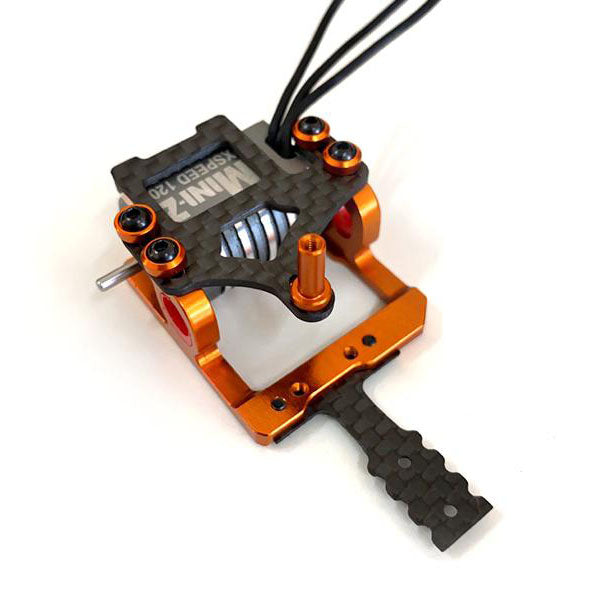 Nexx Racing NX-104 Precision CNC 7075 Square Motor Mount for 90-94mm RM (ORANGE)