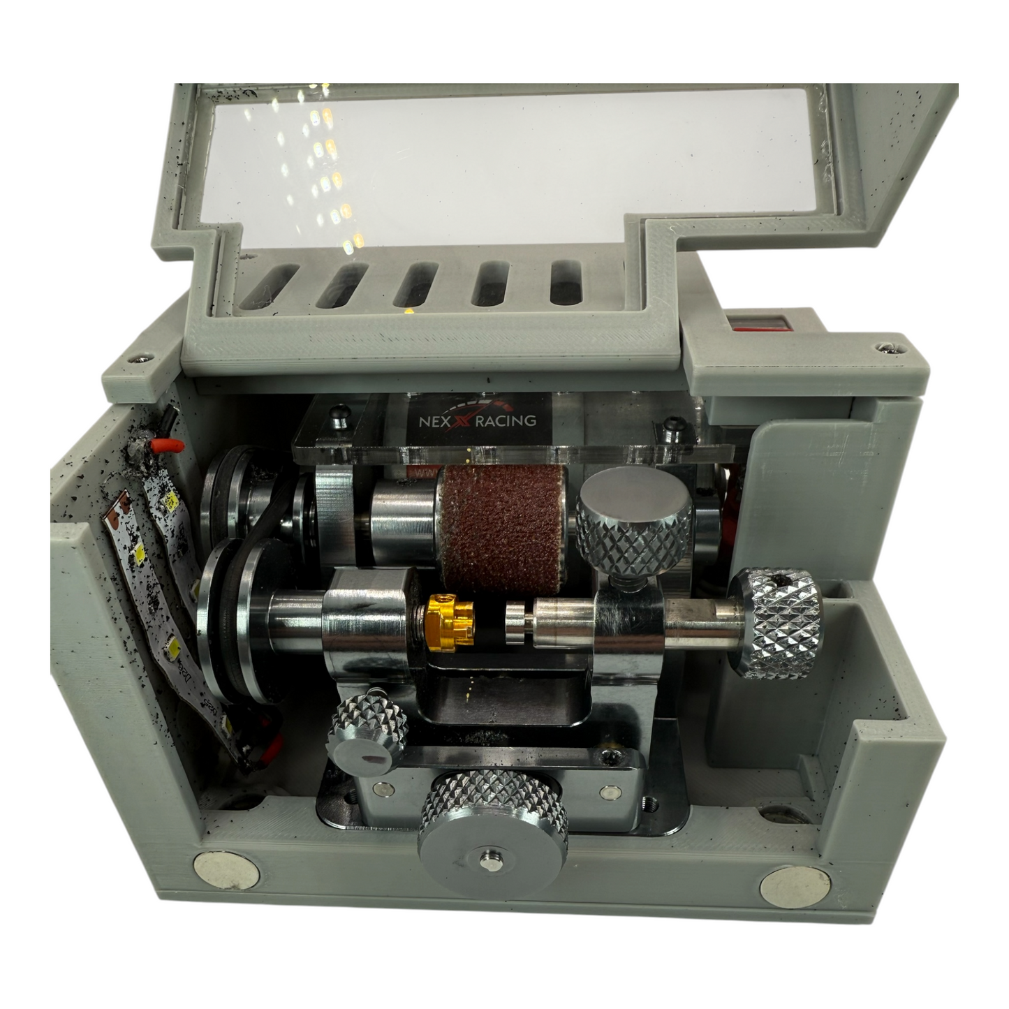Silver Horse RC Tire Truer Dust Collector Case by SleekRC - for Nexx Tire Truer NX-265