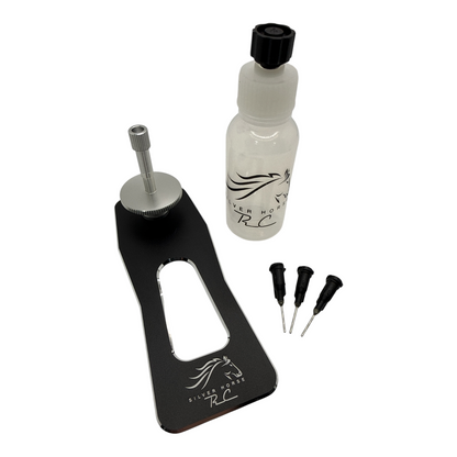 Silver Horse RC Blacksmith! 28th Scale and MiniZ Tire Glue Jig