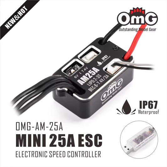 OMG Electronic Speed Controller OMG-AM-25A (Without programer box)