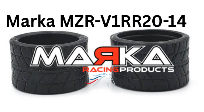 MZR-V1RR 05,10,15,20,25 14mm Rear Tire Marka V1 Mini-Z RCP Rubber Rear Radial Tire