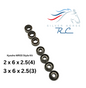 Silver Horse RC Chrome Steel Speed Bearing Kit — MR03 / Pan & MR04