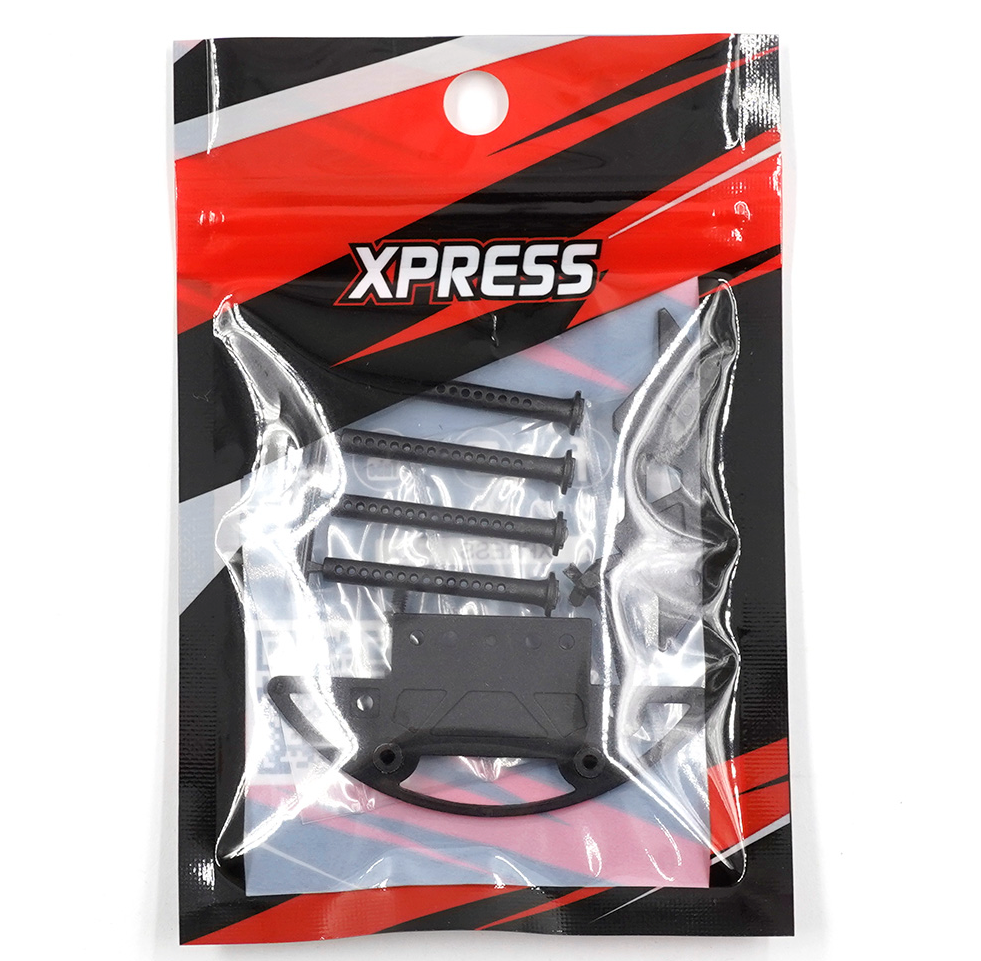 Xpress Pixel Z1 Bumper w/ Body Post Set Lexan Body
