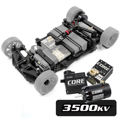 Xpress Pixel Z1 Pixel Z1 1/28 Competition Micro Racing Car Kit Core 3500kv Bundle