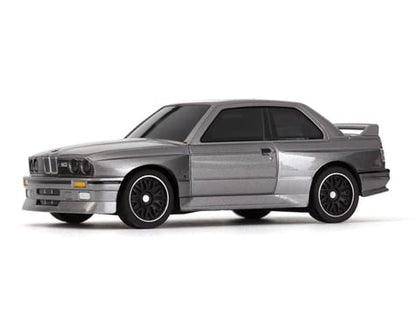 HPI Racing BMW M3 E30 Nano-TTR 1/64 RTR Electric 2WD Micro Touring RC Car (White, Dark Silver, and Red)