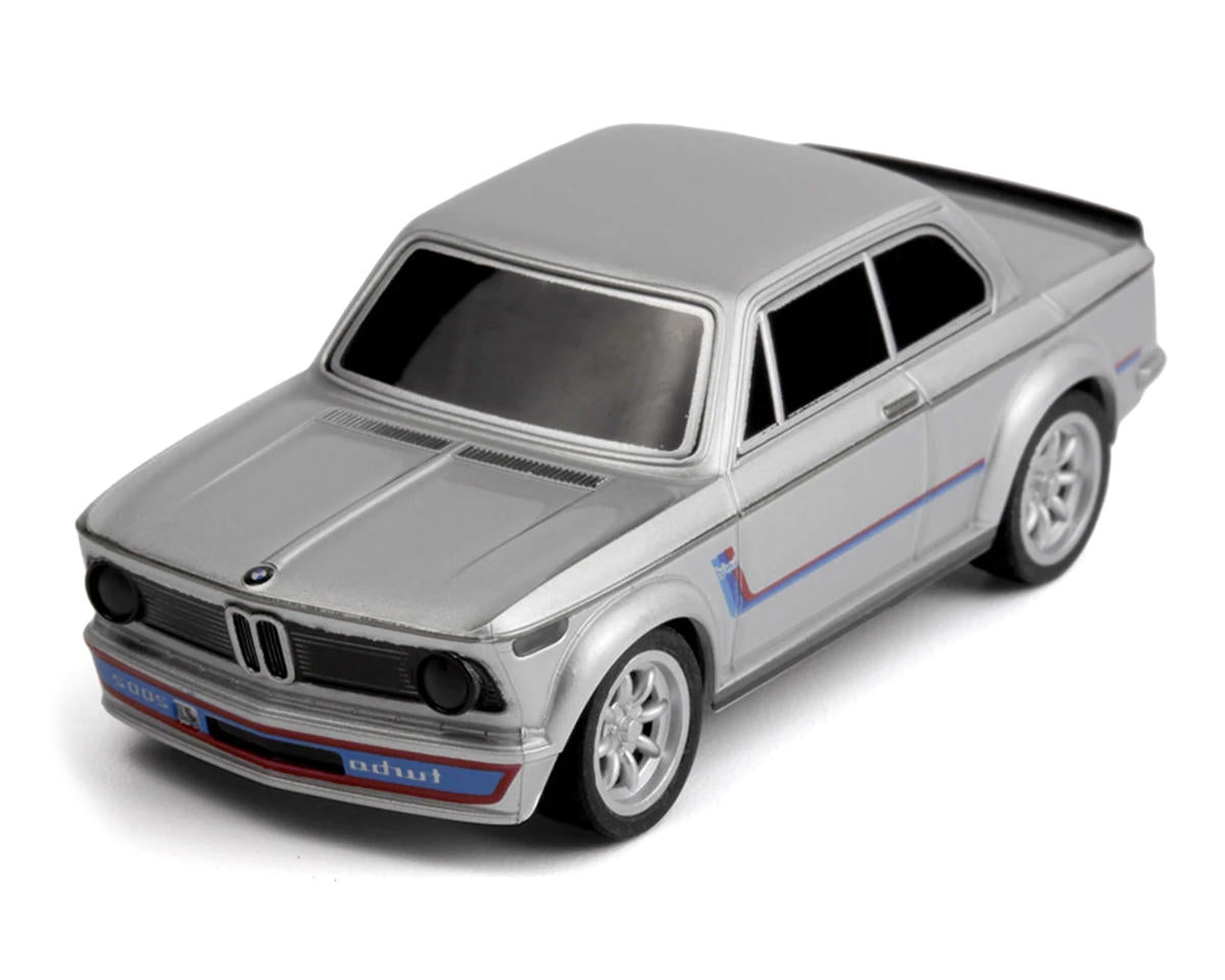 HPI Nano-TTR BMW 2002 Turbo 1/64 RTR Electric 2WD Micro Touring RC Car (White & Silver) w/2.4GHz Radio, Battery & USB-C Cable