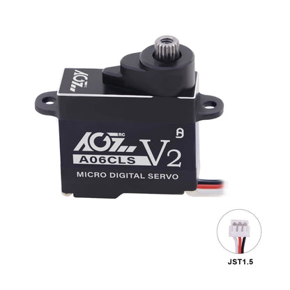 AGFRC - A06CLS V2 SERVO (20T Spline, JST 1.5 Plug)